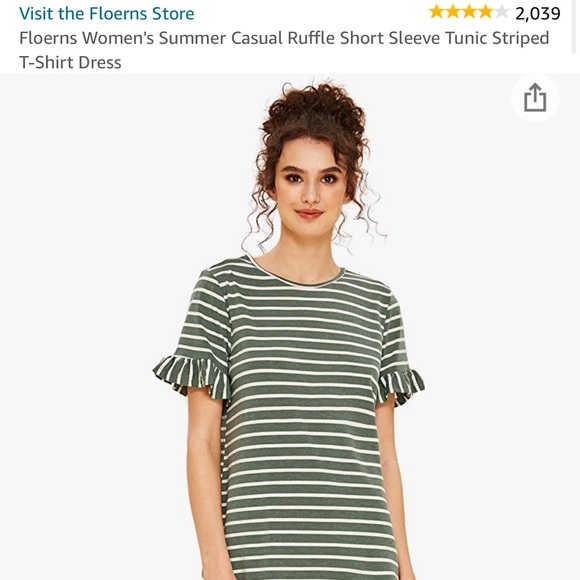 Brand new striped dress, size medium! - Picture 5 of 7